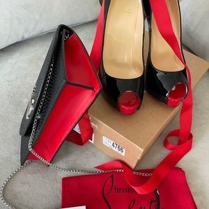 Authentic Christian Louboutin New Very Prive 120 Patent Heels